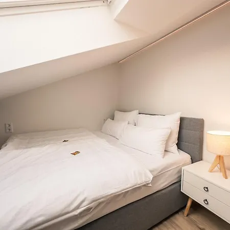 Crest - Riverside Lofts Mit Parken I Balkon I Kueche I Regendusche Pasov