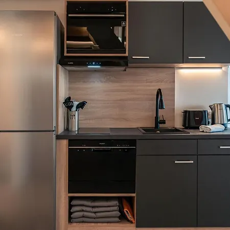 Crest - Riverside Lofts Mit Parken I Balkon I Kueche I Regendusche Apartment *