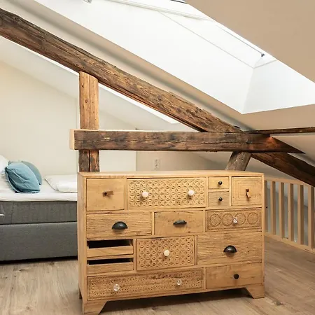 Crest - Riverside Lofts Mit Parken I Balkon I Kueche I Regendusche Passau