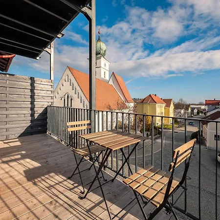Crest - Riverside Lofts Mit Parken I Balkon I Kueche I Regendusche * Passavia