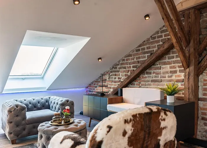 Crest - Riverside Lofts Mit Parken I Balkon I Kueche I Regendusche Appartement