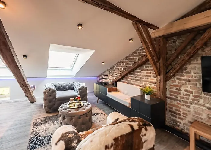 Appartement Crest - Riverside Lofts Mit Parken I Balkon I Kueche I Regendusche Passau