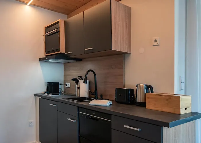 Crest - Riverside Lofts Mit Parken I Balkon I Kueche I Regendusche Appartement