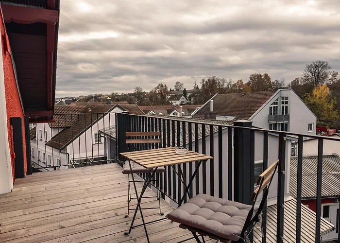 Crest - Riverside Lofts Mit Parken I Balkon I Kueche I Regendusche Appartement Passau